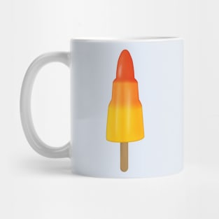 Orange Rocket Mug